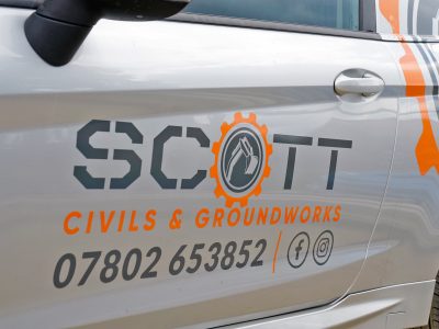 Van Decal - Scott Civils Groundworks